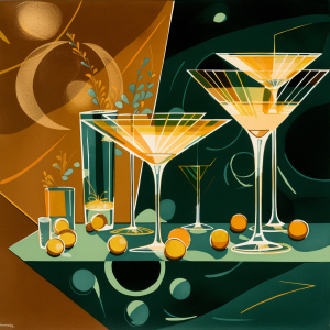 Cocktails and dreams, an art collection available at Designfactory.se