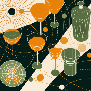 Cocktails and dreams, an art collection available at Designfactory.se