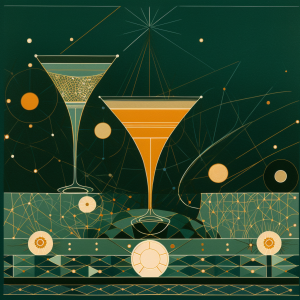 Cocktails and dreams, an art collection available at Designfactory.se